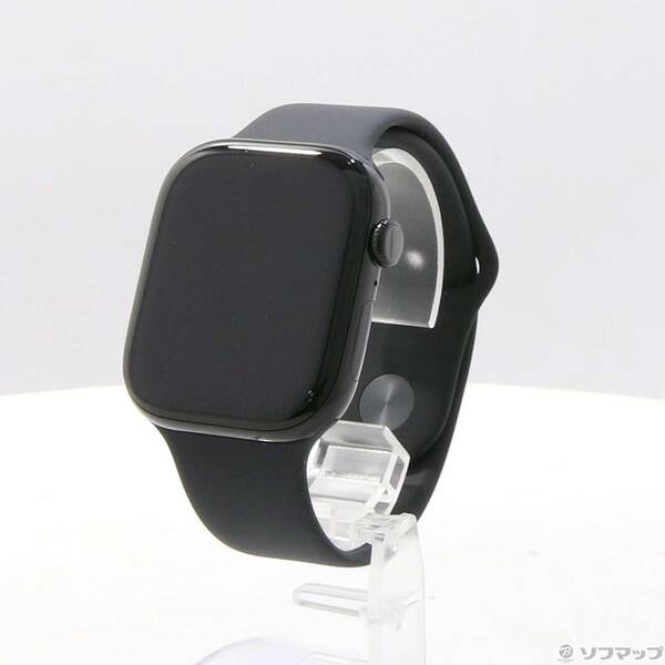 【中古】Apple(アップル) Apple Watch Series 10 GPS + Cellular 46mm ジェットブラックアルミニウムケース ブラックスポーツバンド 【344-ud】