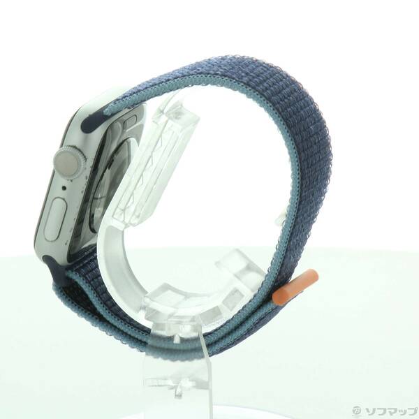 【中古】Apple(アップル) Apple Watch Series 6 GPS 40mm シルバーアルミニウムケース ディープネイビースポーツループ 【198-ud】