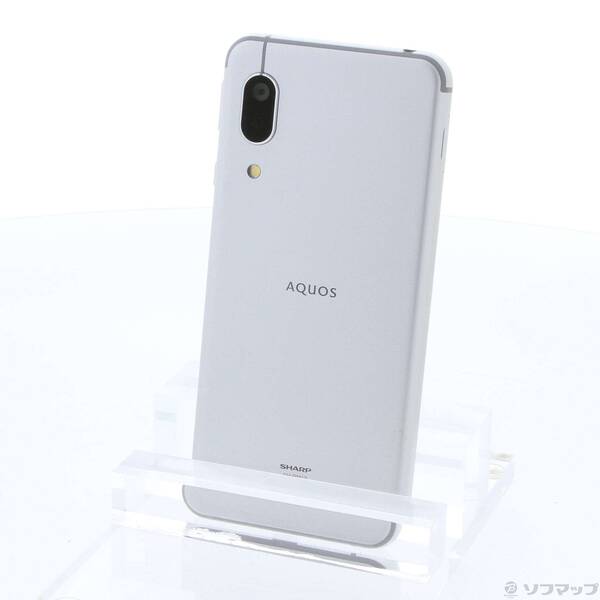 【中古】SHARP(シャープ) AQUOS sense3 lite 64GB シルバーホワイト SH-RM12 楽天 SIMフリー 【258-ud】