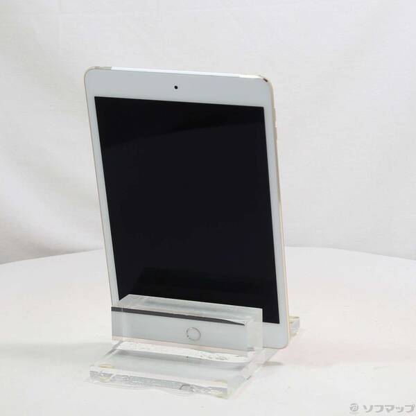 【中古】Apple(アップル) iPad mini 4 128GB ゴールド MK782J／A docomoロック解除SIMフリー 【198-ud】