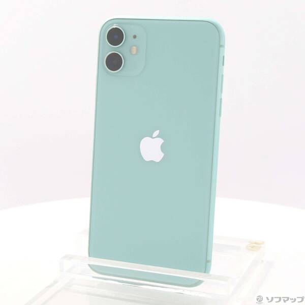 【中古】Apple(アップル) iPhone11 64GB グリーン MHDG3J/A SIMフリー 【344-ud】