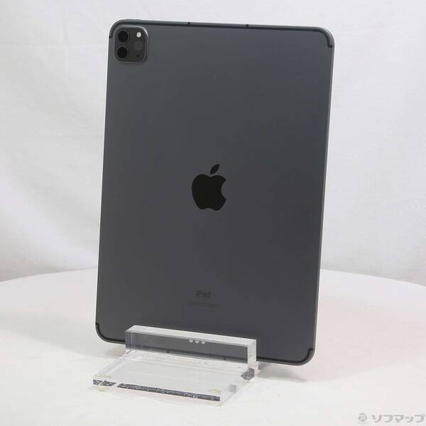 【中古】Apple(アップル) iPad Pro 11インチ 第3世代 128GB スペースグレイ MHW53J／A SIMフリー 【371-ud】