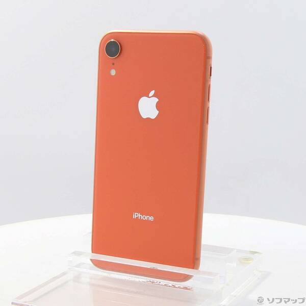 【中古】Apple(アップル) iPhoneXR 64GB コーラル MT0A2J／A SIMフリー 【247-ud】