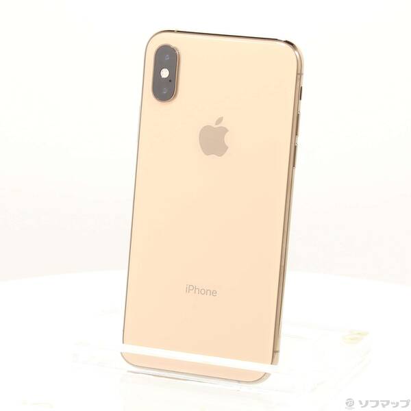 【中古】Apple(アップル) iPhoneXS 256GB ゴールド MTE22J／A SIMフリー 【295-ud】