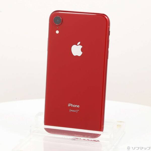 【中古】Apple(アップル) iPhoneXR 128GB プロダクトレッド MT0N2J／A SIMフリー 【196-ud】