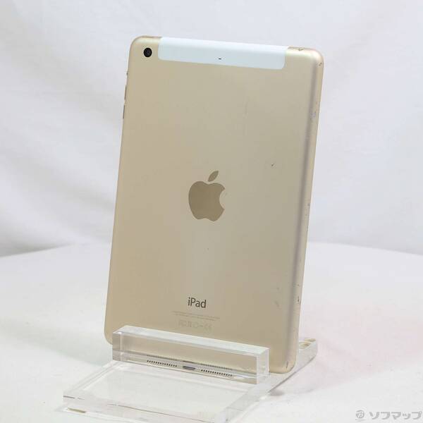 【中古】Apple(アップル) iPad mini 3 16GB ゴールド MGYR2J／A docomo 【344-ud】