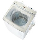 【中古】AQUA 〔展示品〕 インバーター全自動洗濯機 ホワイト AQW-VA12R(W) [洗濯12.0kg /乾燥3.5kg /簡易乾燥(送風機能) /上開...