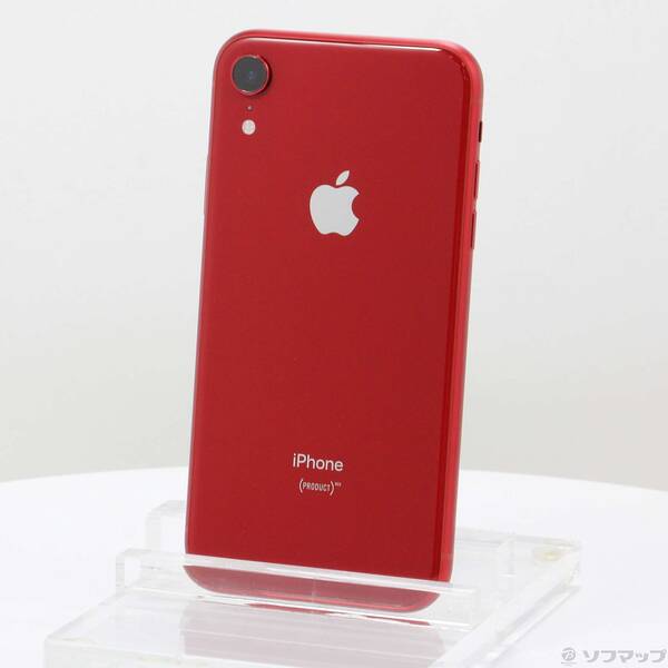 【中古】Apple(アップル) iPhoneXR 128GB プロダクトレッド MT0N2J／A SIMフリー 【368-ud】