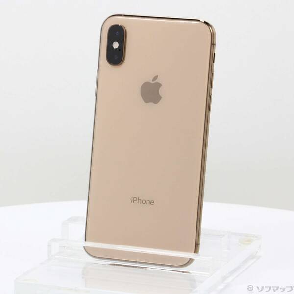 【中古】Apple(アップル) iPhoneXS 256GB ゴールド MTE22J/A SIMフリー 【196-ud】