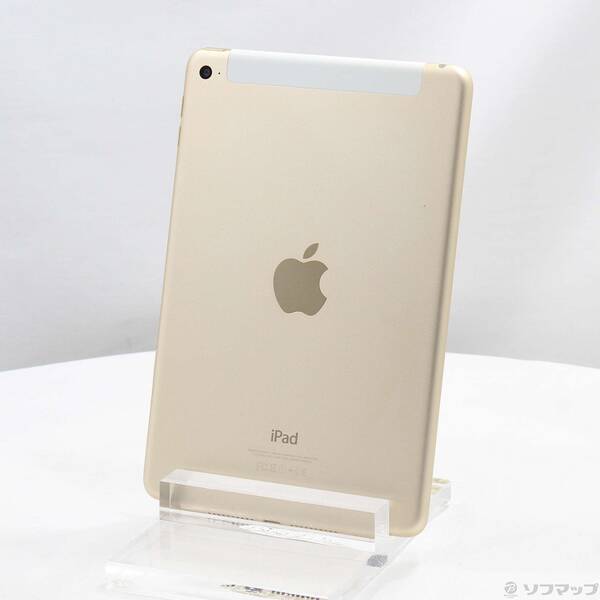 【中古】NTTドコモ iPad mini 4 32GB ゴールド MNWG2J／A docomoロック解除SIMフリー 【251-ud】