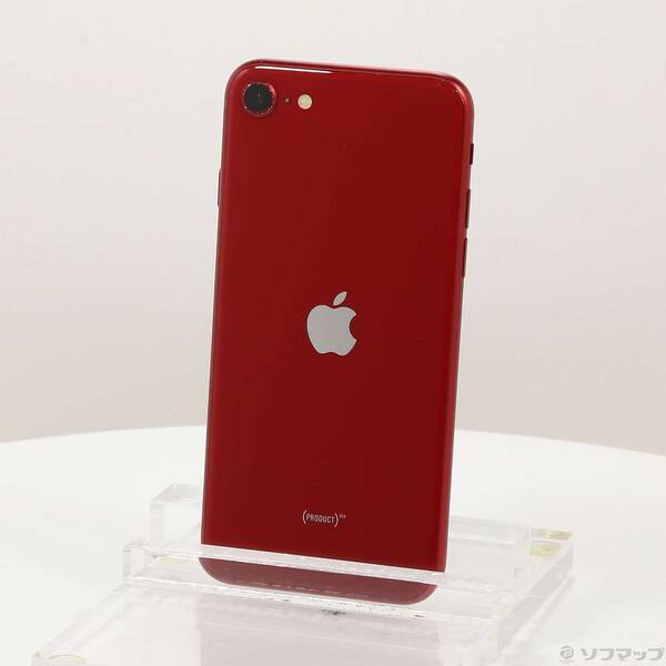 【中古】Apple(アップル) iPhone SE 第3世代 128GB プロダクトレッド MMYH3J／A SIMフリー 【349-ud】