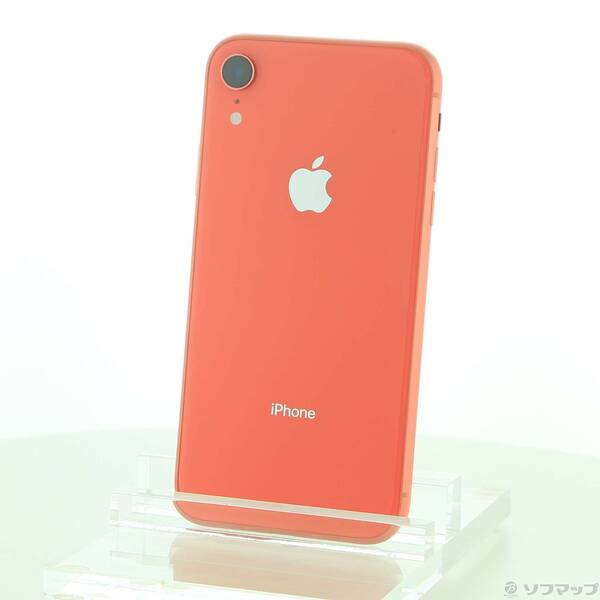 【中古】Apple(アップル) iPhoneXR 128GB コーラル MT0T2J/A SIMフリー 【377-ud】