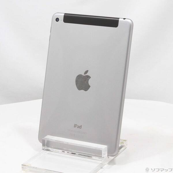 【中古】Apple(アップル) iPad mini 4 64GB スペースグレイ NK722J/A SIMフリー 【377-ud】