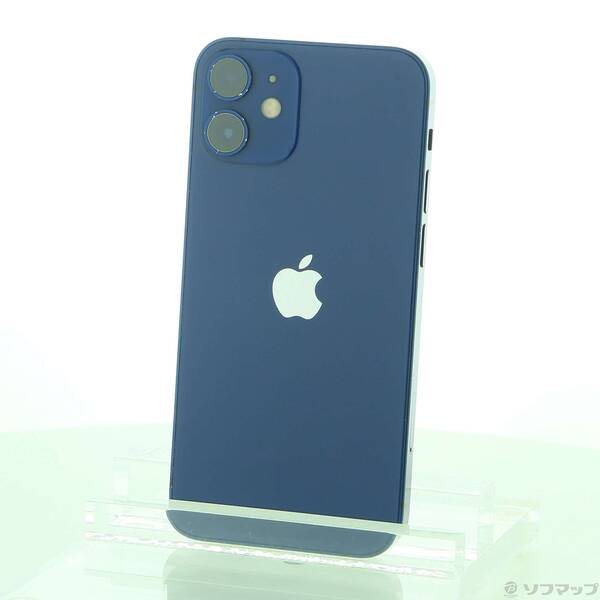 【中古】Apple(アップル) iPhone12 mini 64GB ブルー MGAP3J/A SIMフリー 【352-ud】
