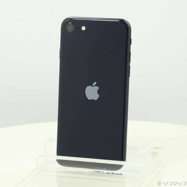 【中古】Apple(アップル) iPhone SE 第3世代 64GB ミッドナイト MMYC3J／A SIMフリー 〔ネットワーク利用制限▲〕 【258-ud】