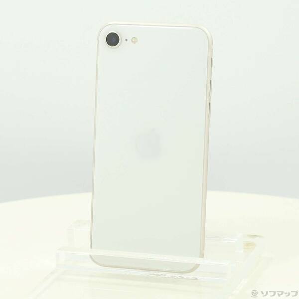 【中古】Apple(アップル) iPhone SE 第3世代 64GB スターライト MMYD3J/A SIMフリー 【349-ud】