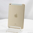 【中古】Apple(アップル) iPad mini 4 128GB ゴールド MK782J/A docomoロック解除SIMフリー 【297-ud】
