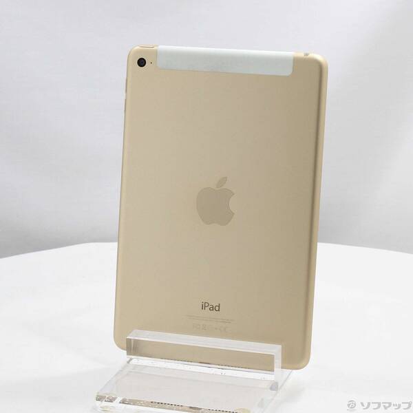 【中古】Apple(アップル) iPad mini 4 64GB ゴールド MK752J/A docomoロック解除SIMフリー 【262-ud】