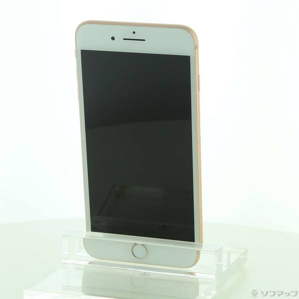【中古】Apple(アップル) iPhone8 Plus 64GB ゴールド MQ9M2J／A SIMフリー 【262-ud】