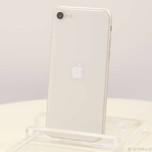 【中古】Apple(アップル) iPhone SE 第3世代 64GB スターライト MMYD3J／A SIMフリー 【262-ud】