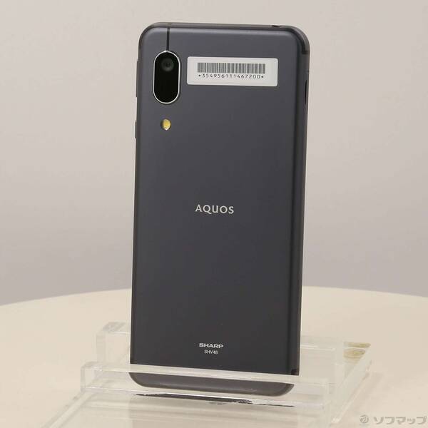 【中古】SHARP(シャープ) AQUOS sense3 basic 32GB ブラック SHV48SKU UQ mobile SIMフリー 【368-ud】