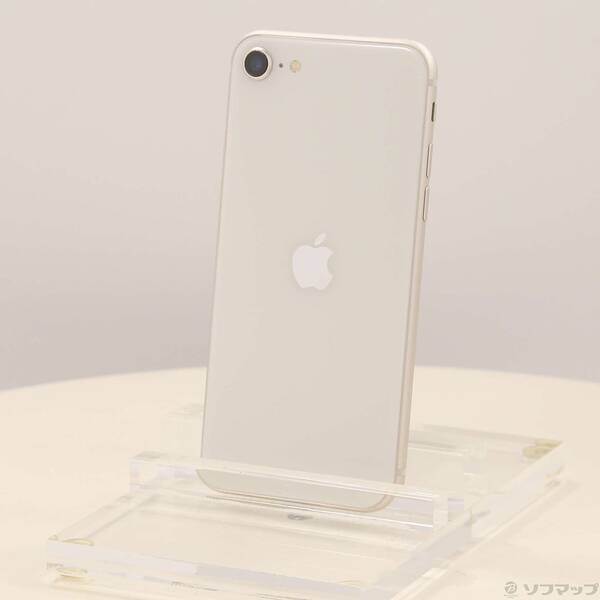 【中古】Apple(アップル) iPhone SE 第3世代 64GB スターライト MMYD3J／A SIMフリー 【349-ud】