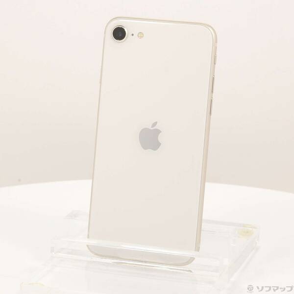 【中古】Apple(アップル) iPhone SE 第3世代 64GB スターライト MMYD3J/A SIMフリー 【276-ud】