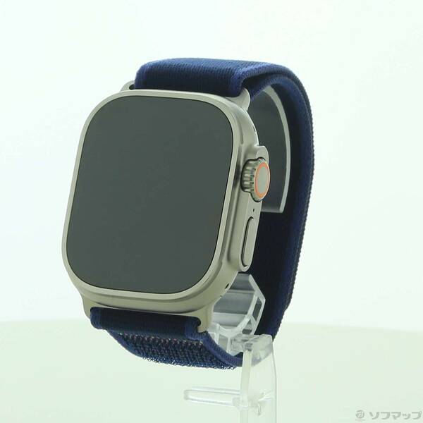 【中古】Apple(アップル) Apple Watch Ultra 2 GPS + Cellular 49mm ナチュラルチタニウムケース ブルートレイルループ 【269-ud】