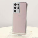 【中古】SAMSUNG(サムスン) Galaxy S21 Ultra 5G 256GB ファントムシルバー SC-52B docomo 【258-ud】