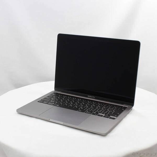 【中古】Apple(アップル) MacBook Pro 13.3-inch Late-2020 MYD92J／A Apple M1 8コアCPU_8コアGPU 8GB SSD512GB スペースグレイ 〔14.7 Sonoma〕 【276-ud】