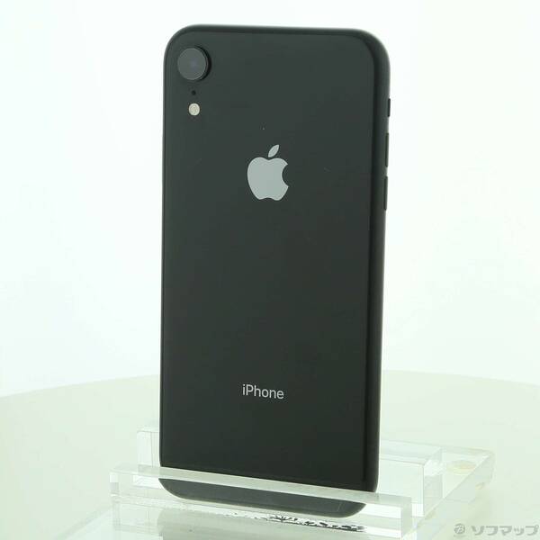 【中古】Apple(アップル) iPhoneXR 256GB ブラック MT0V2J/A SIMフリー 【377-ud】