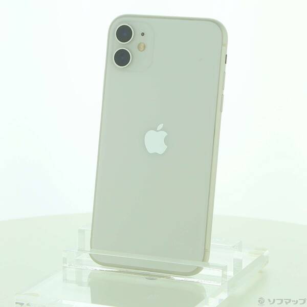 【中古】Apple(アップル) iPhone11 128GB ホワイト MWM22J/A SoftBank 【276-ud】