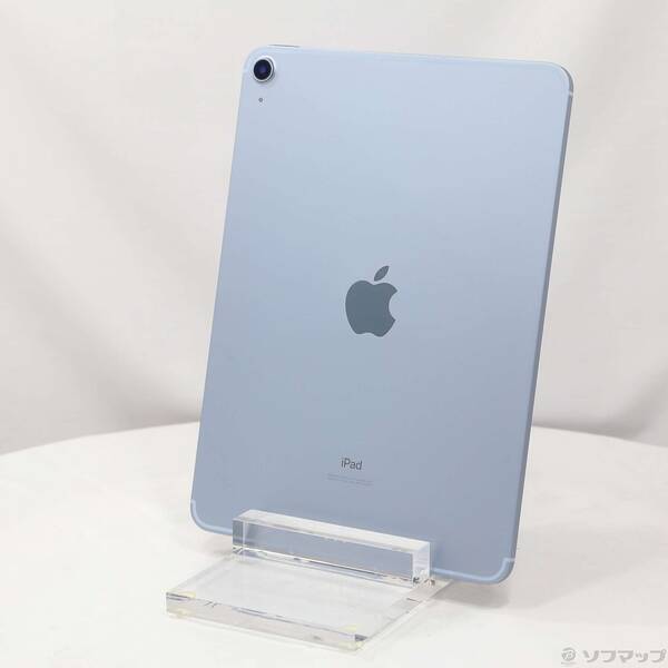 【中古】Apple(アップル) iPad Air 第4世代 64GB スカイブルー MYH02J／A auロック解除SIMフリー 【305-ud】