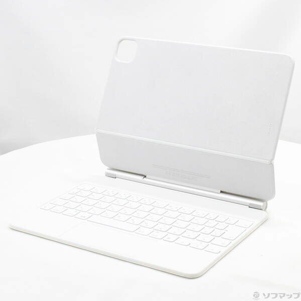 【中古】Apple(アップル) 11インチ iPad Pro 第3/2/1世代用 Magic Keyboard 日本語 ホワイト MJQJ3J/A 【377-ud】