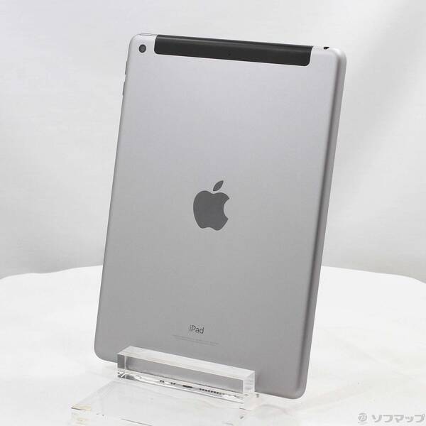 【中古】Apple(アップル) iPad 第5世代 32GB スペースグレイ MP1J2J/A auロック解除SIMフリー 【258-ud】
