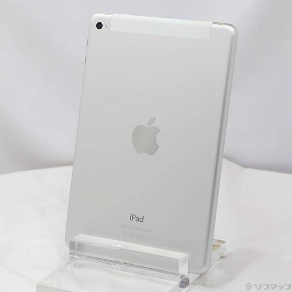 【中古】Apple(アップル) iPad mini 4 16GB シルバー MK702J／A auロック解除SIMフリー 【276-ud】
