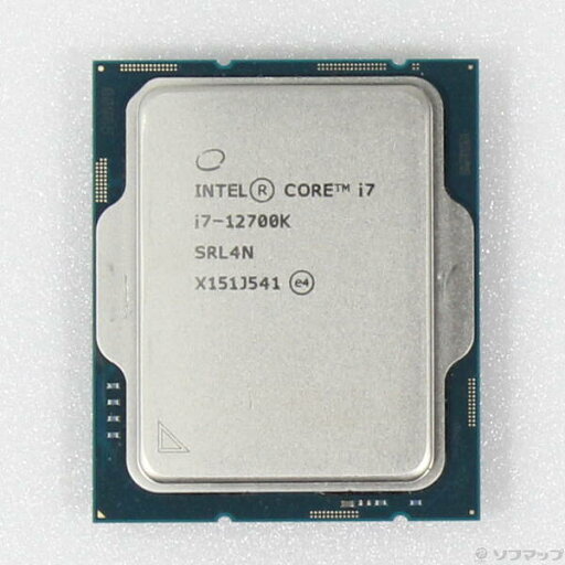 【中古】intel(インテル) Core i7 12700K 〔3.6GHz/LGA 1700〕 【262-ud】 【中古】intel(インテル) Core i7 12700K 〔3.6GHz/LGA 1700〕 【262-ud】
