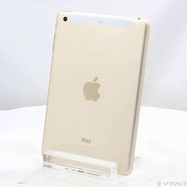 【中古】Apple(アップル) iPad mini 3 128GB ゴールド MGYU2J／A docomo 【344-ud】