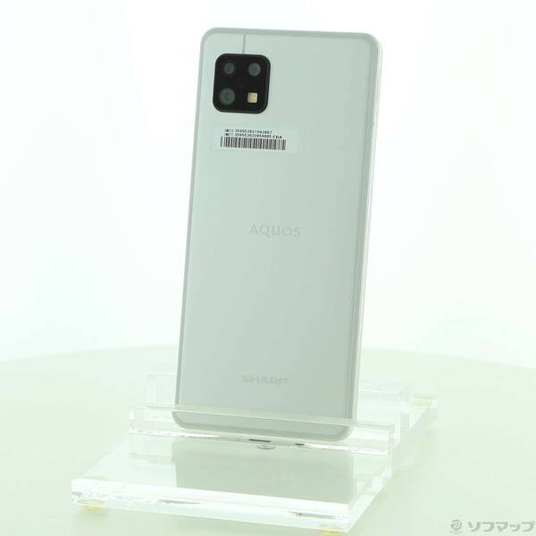 【中古】SHARP(シャープ) AQUOS sense6 128GB シルバー SH-M19 SIMフリー 【352-ud】