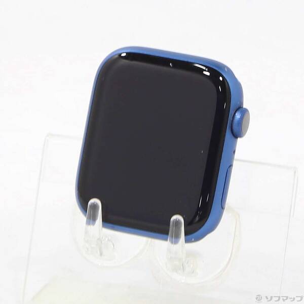 【中古】Apple(アップル) Apple Watch Series 7 GPS 45mm ブルーアルミニウムケース バンド無し 【262-ud】