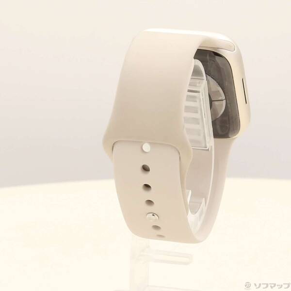 【中古】Apple(アップル) Apple Watch Series 8 GPS 45mm スターライトアルミニウムケース スターライトスポーツバンド 【262-ud】