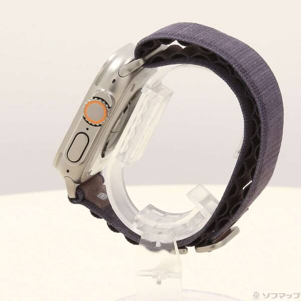 【中古】Apple(アップル) Apple Watch Ultra 2 GPS + Cellular 49mm チタニウムケース インディゴアルパインループ 【349-ud】