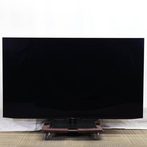 【中古】SHARP(シャープ) 〔展示品〕 有機ELテレビ AQUOS ブラック 4T-C65GQ1 ［65V型 ／Bluetooth対応 ／4K対応 ／BS・CS 4Kチューナー内蔵 ／YouTube対応］ 【398-ud】