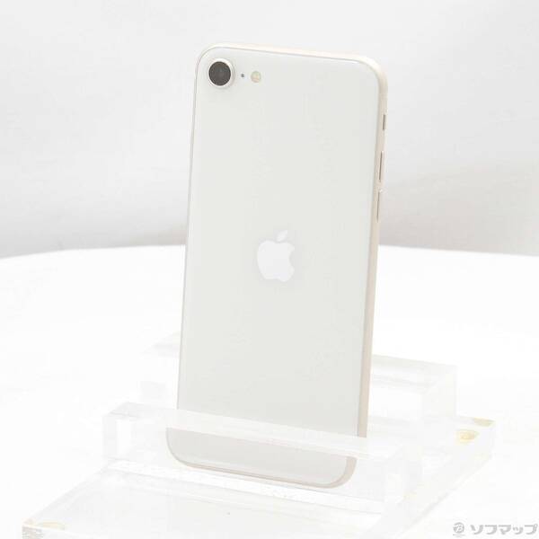 【中古】Apple(アップル) iPhone SE 第3世代 64GB スターライト MMYD3J/A SIMフリー 【262-ud】