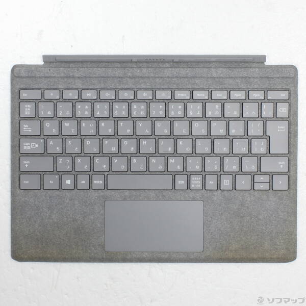 【中古】Microsoft(マイクロソフト) Surface Pro Signature Type Cover FFP-00019 プラチナ 【352-ud】