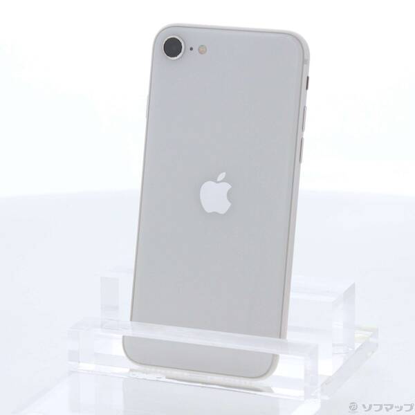 【中古】Apple(アップル) iPhone SE 第3世代 64GB スターライト MMYD3J／A SIMフリー 【297-ud】