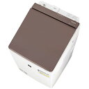 【中古】SHARP(シャープ) 〔展示品〕 縦型洗濯乾燥機 ES-PW11J-T [洗濯11.0kg /乾燥6.0kg /ヒーター乾燥(水冷・除湿タイプ) /上...