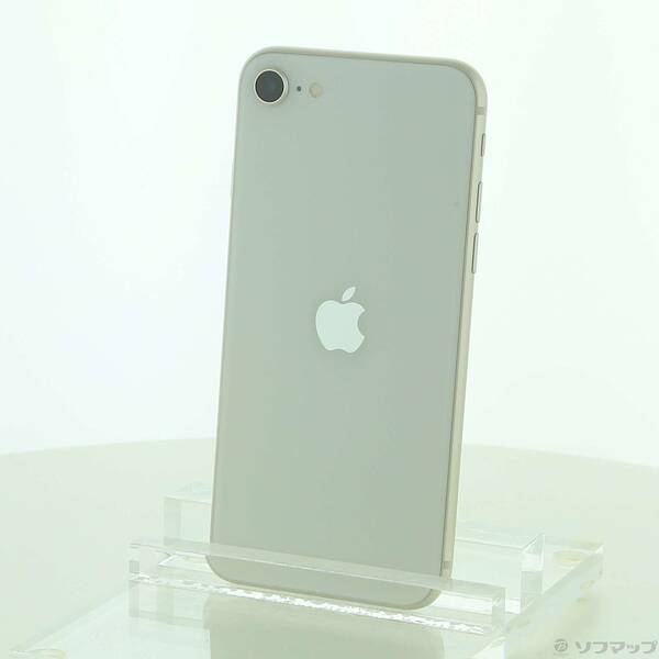 【中古】Apple(アップル) iPhone SE 第3世代 64GB スターライト MMYD3J/A SIMフリー 【377-ud】