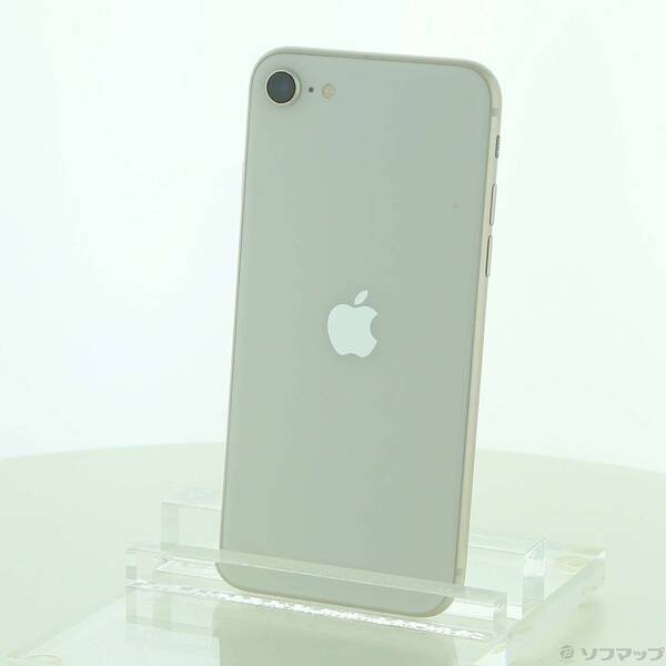 【中古】Apple(アップル) iPhone SE 第3世代 64GB スターライト MMYD3J/A SIMフリー 【305-ud】