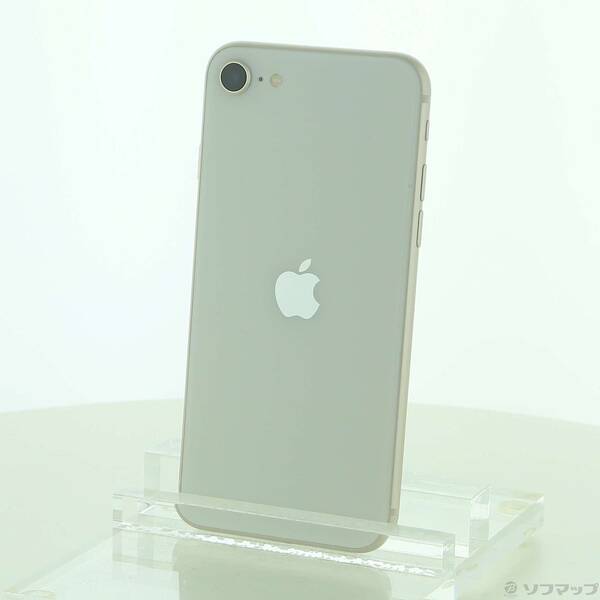 【中古】Apple(アップル) iPhone SE 第3世代 64GB スターライト MMYD3J/A SIMフリー 【377-ud】